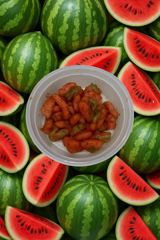 Chamoy Watermelon Slices