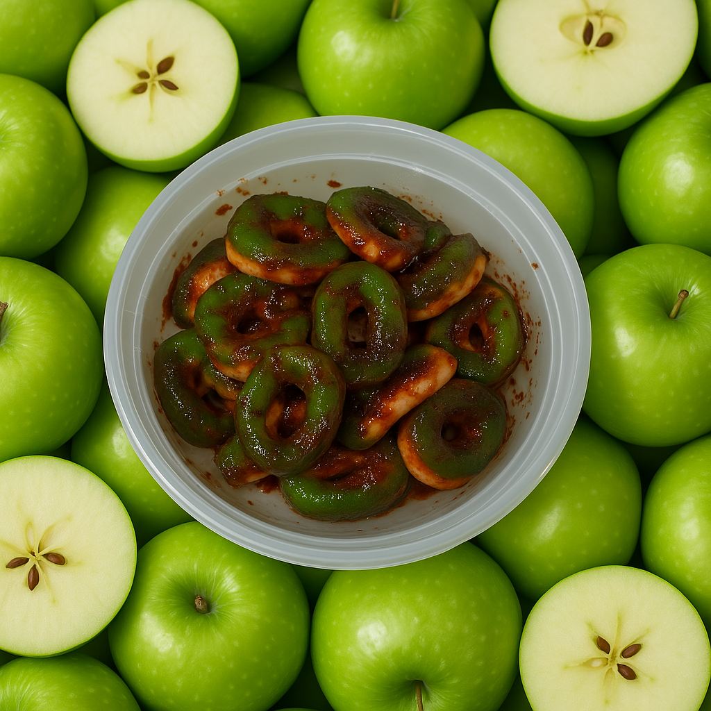Chamoy Apple Rings